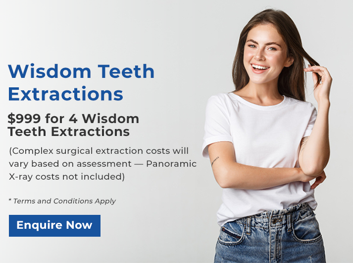 4 wisdom teeth extractions banner melbourne cbd