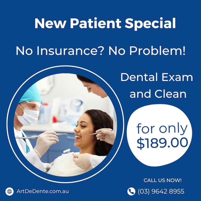 check-up and clean promo banner dentist melbourne cbd